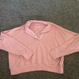 Aerie Light pink cropped crewneck